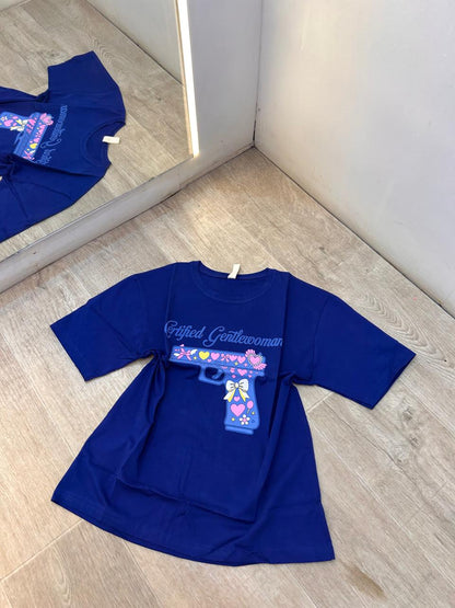 Graphic Comfort Tunic Tee