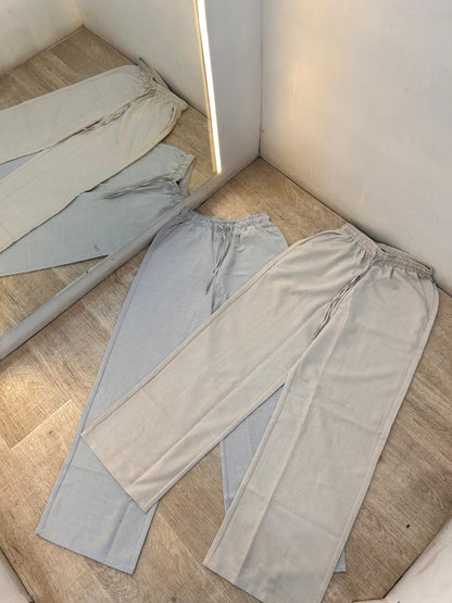 Relaxed Wide-Leg Linen Pants